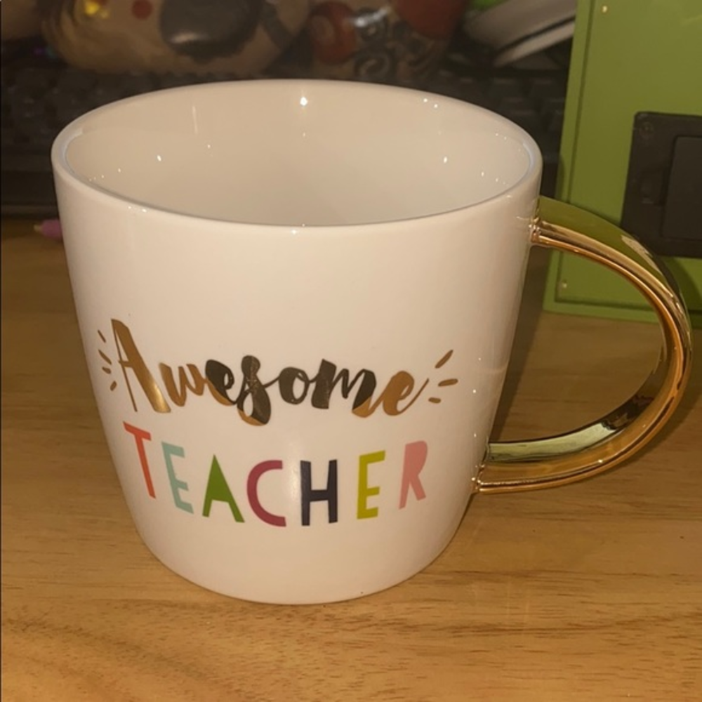 Porcelain Coffee Mug,‎ 14-Ounce, Awesome Teacher